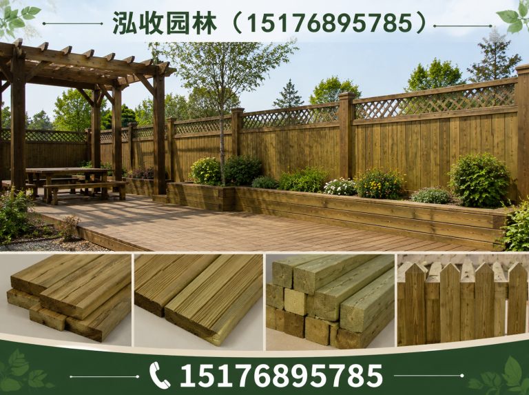 伊犁防腐木展示图